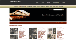 Desktop Screenshot of antikvariat-vintrlik.cz